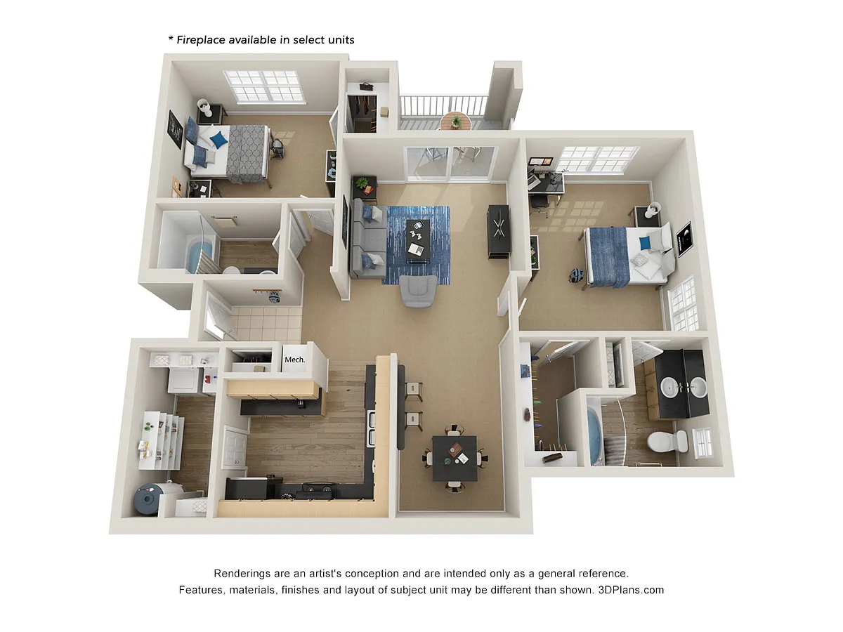 Floor plan Palmetto | Upgraded
