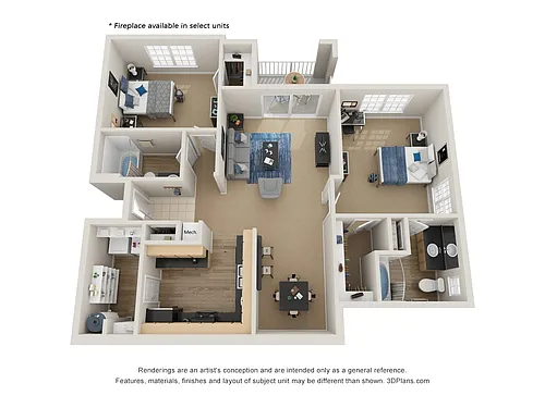 Floor plan Palmetto | Upgraded