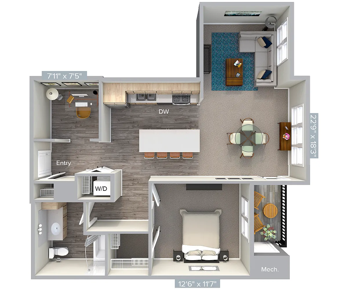 Floor plan AM20D-944