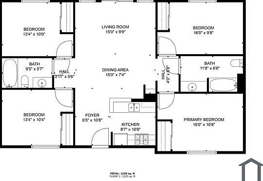 2nd image of 15231 Sherman Way APT 404