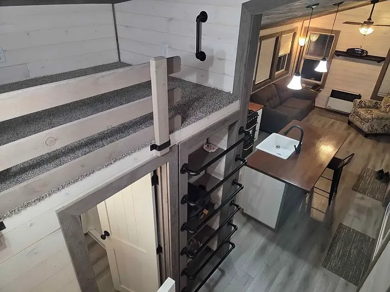 Twin loft for storage or the kids