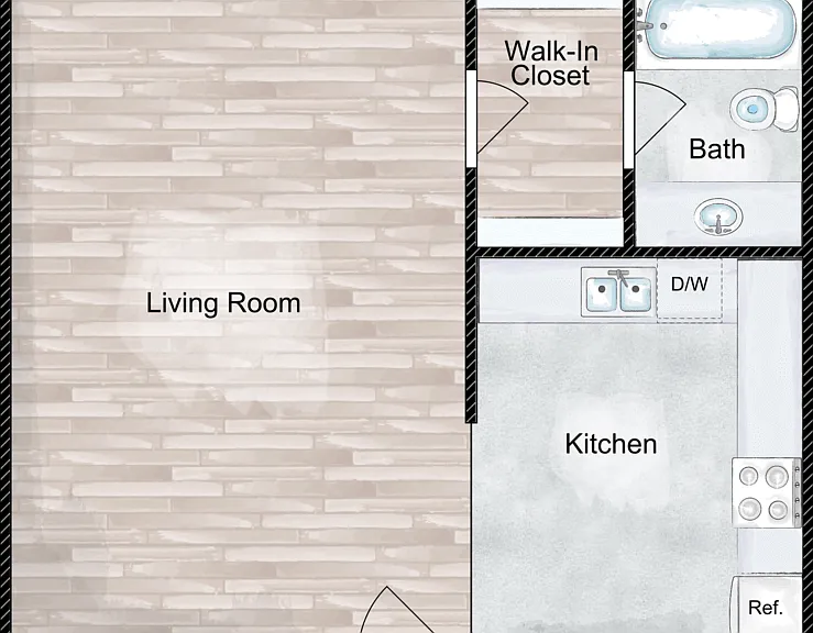 The Sparrow Floorplan Diagram