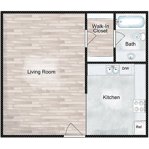 Floor plan The Sparrow