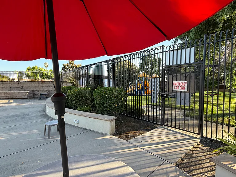 Playground near the community pool