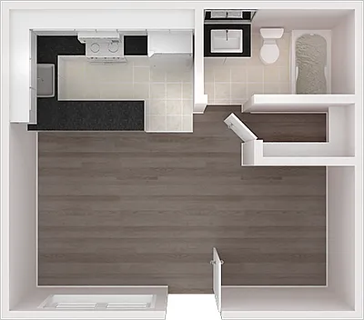 Floor plan Studio-M