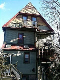 exterior rear of house