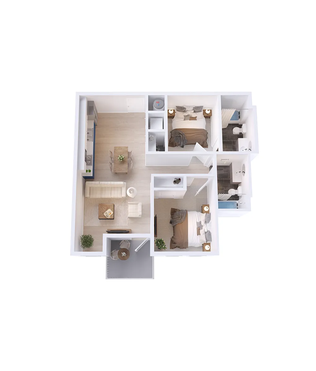 Floor plan B3