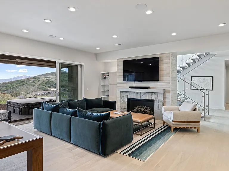 lower level family room