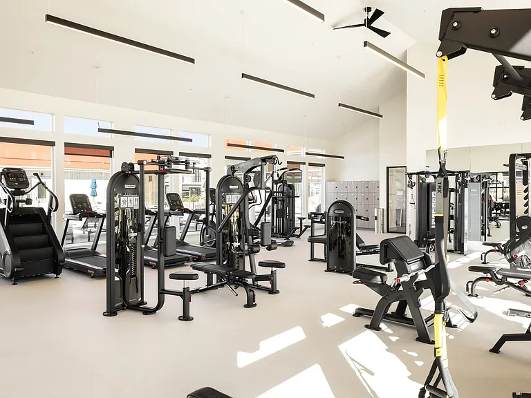 Expansive, state-of-the-art 24-hour fitness center