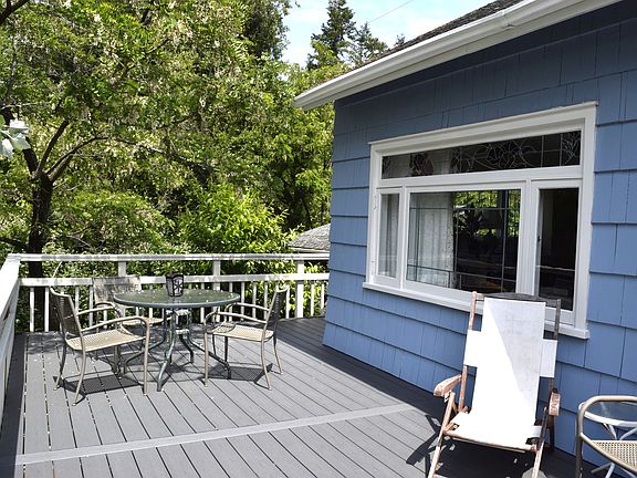 Trex decking with water view