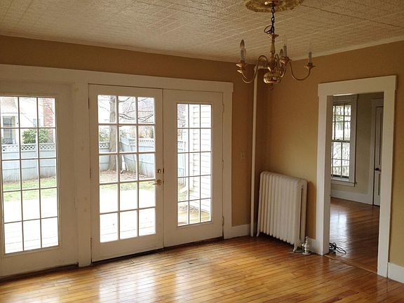 Dining room with deck outsidedouble living room with folding