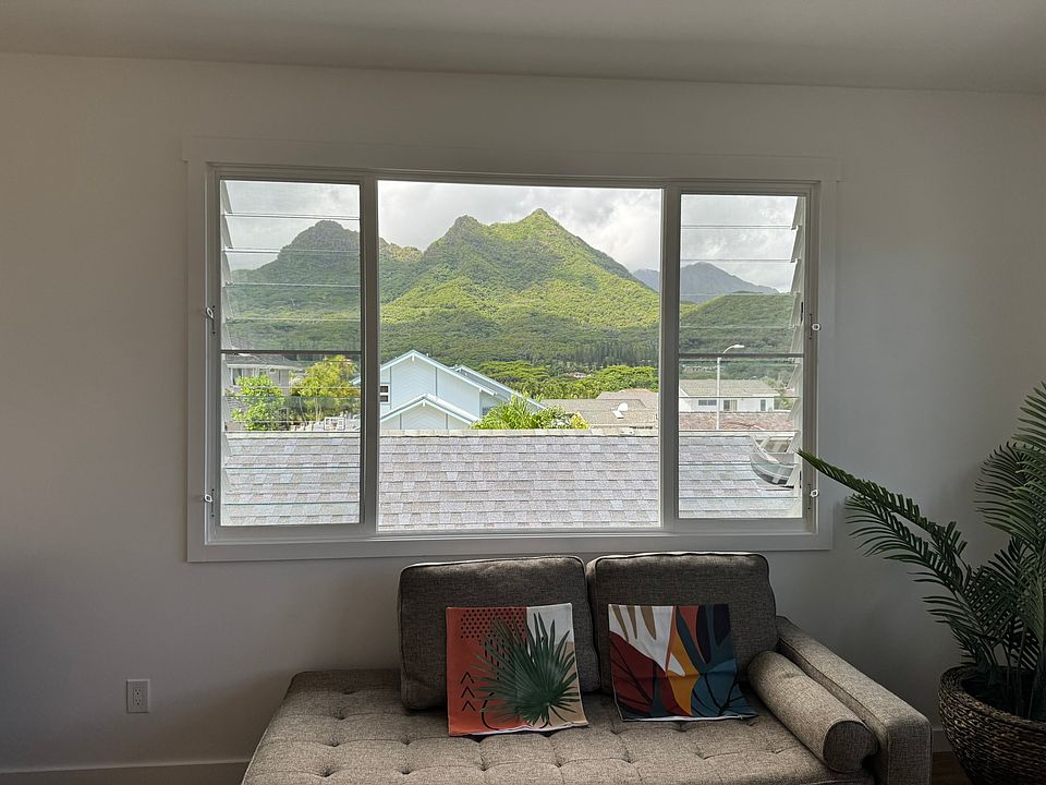Koolau Range including Olomana from the living room