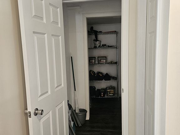very large pantry with shelves