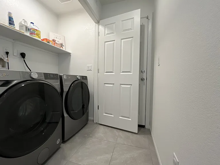 Washer and dryer