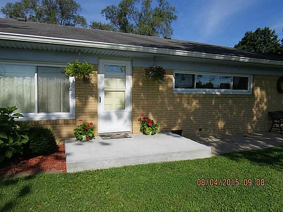Exterior Front. New concrete porch