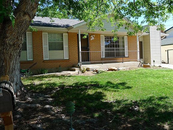 The house from the street.