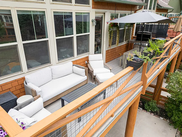 A patio made for entertaining