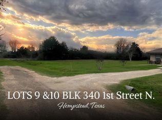 Lots 9 &10 1st St N LOT 9&10, Hempstead, TX 77445