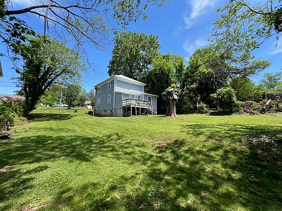 Large backyard shared by tenants