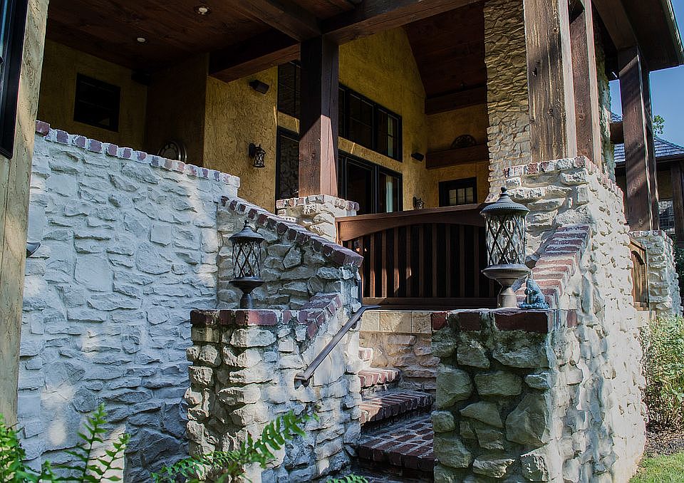 Stairs from back yard