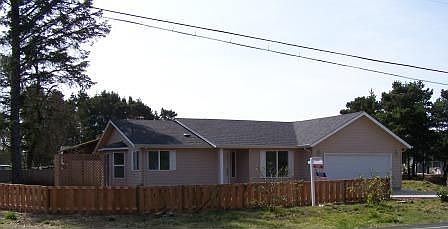 Fenced across the front of home