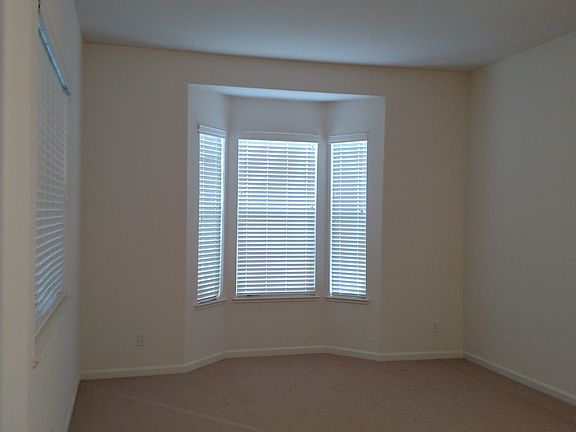 Bay window in living room