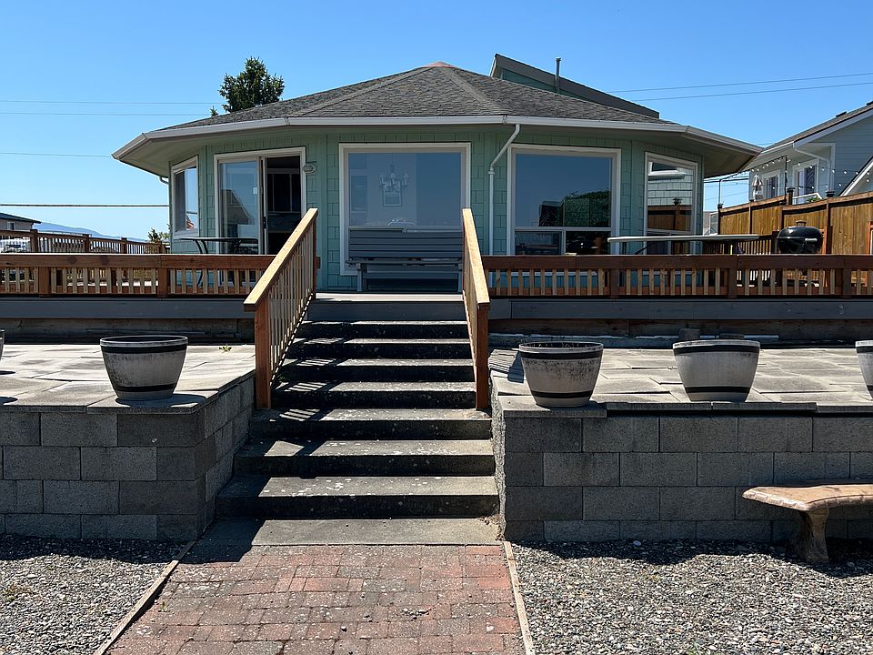 Beach side of house