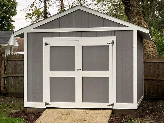 10x12 well built wood frame