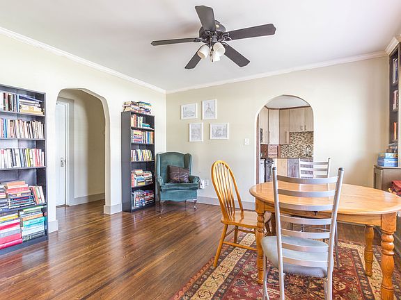 Dining Room Looking in to kitchen bathroom door to the left