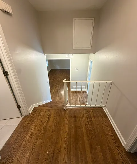 Upstairs, looking down