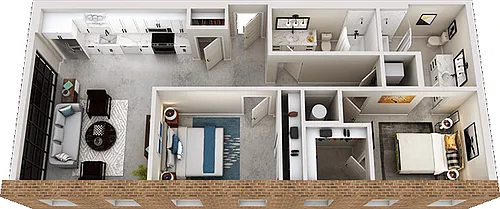 Floor plan B2A