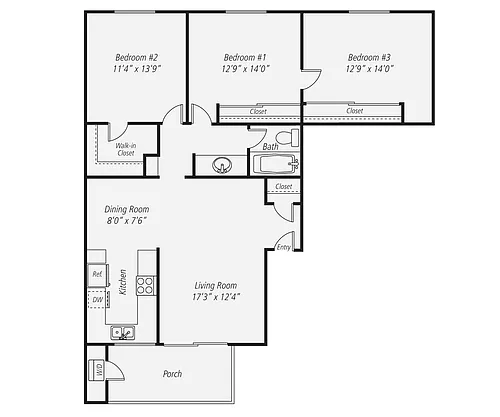 Floor plan C1