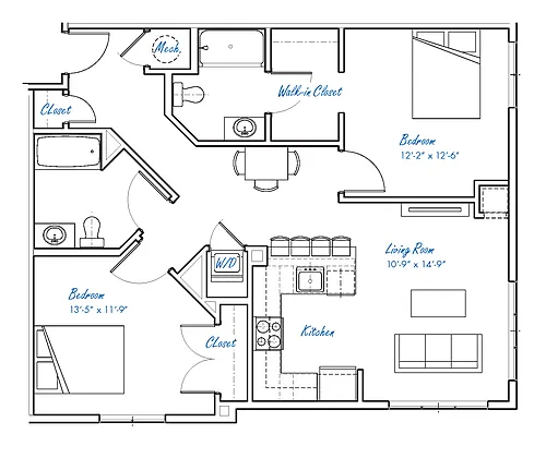 Floor plan B2D