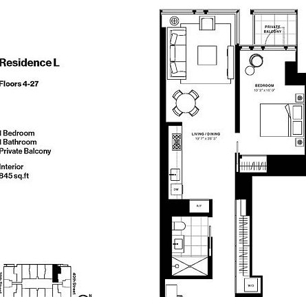 2nd image of 685 1st Ave APT 27L