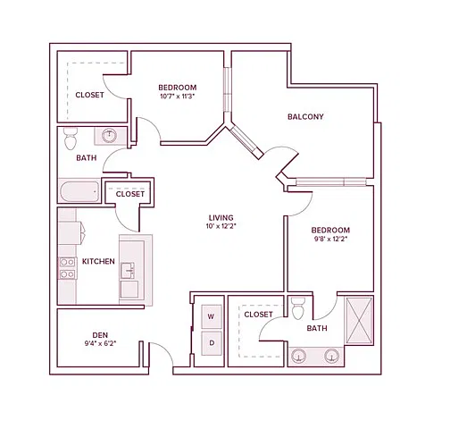 Floor plan B08