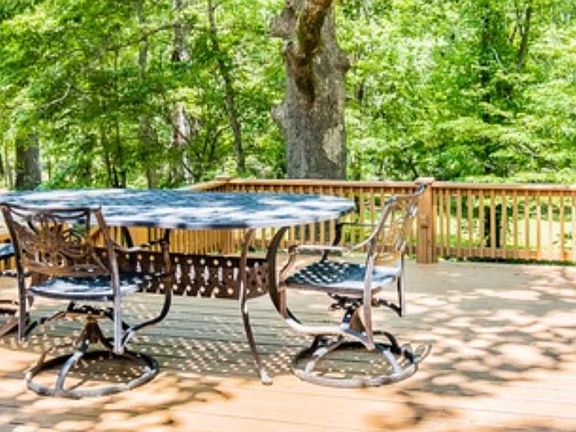 large 2 level deck