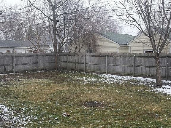 Large fenced yard