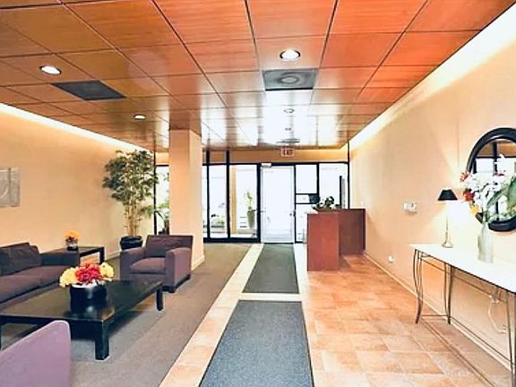 lobby with secured entry access with key fob