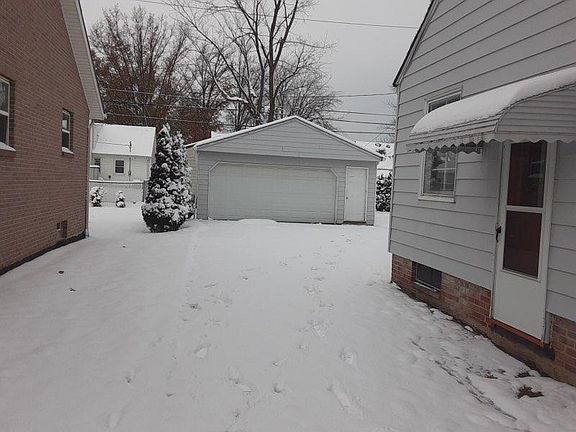 Garage and driveway
