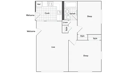 Floor plan Burlington