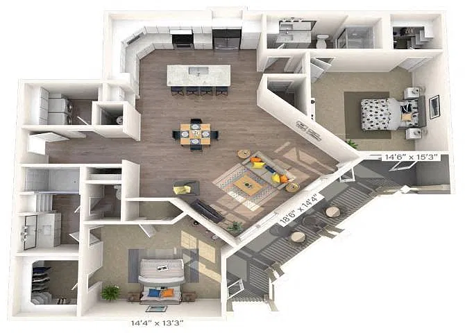 Floor plan River