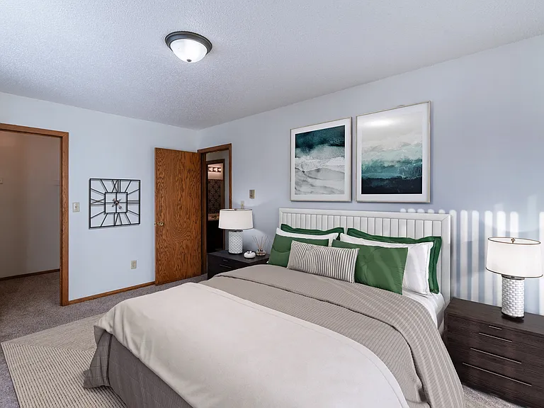 Grand Forks, ND Cedarwood Apartments | Bedroom