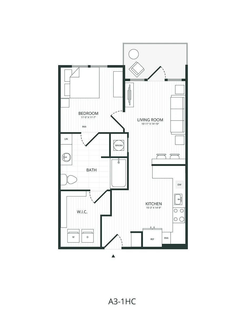 Floor plan A3.1-HC