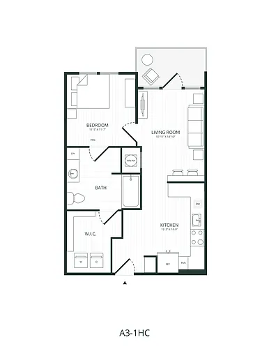 Floor plan A3.1-HC