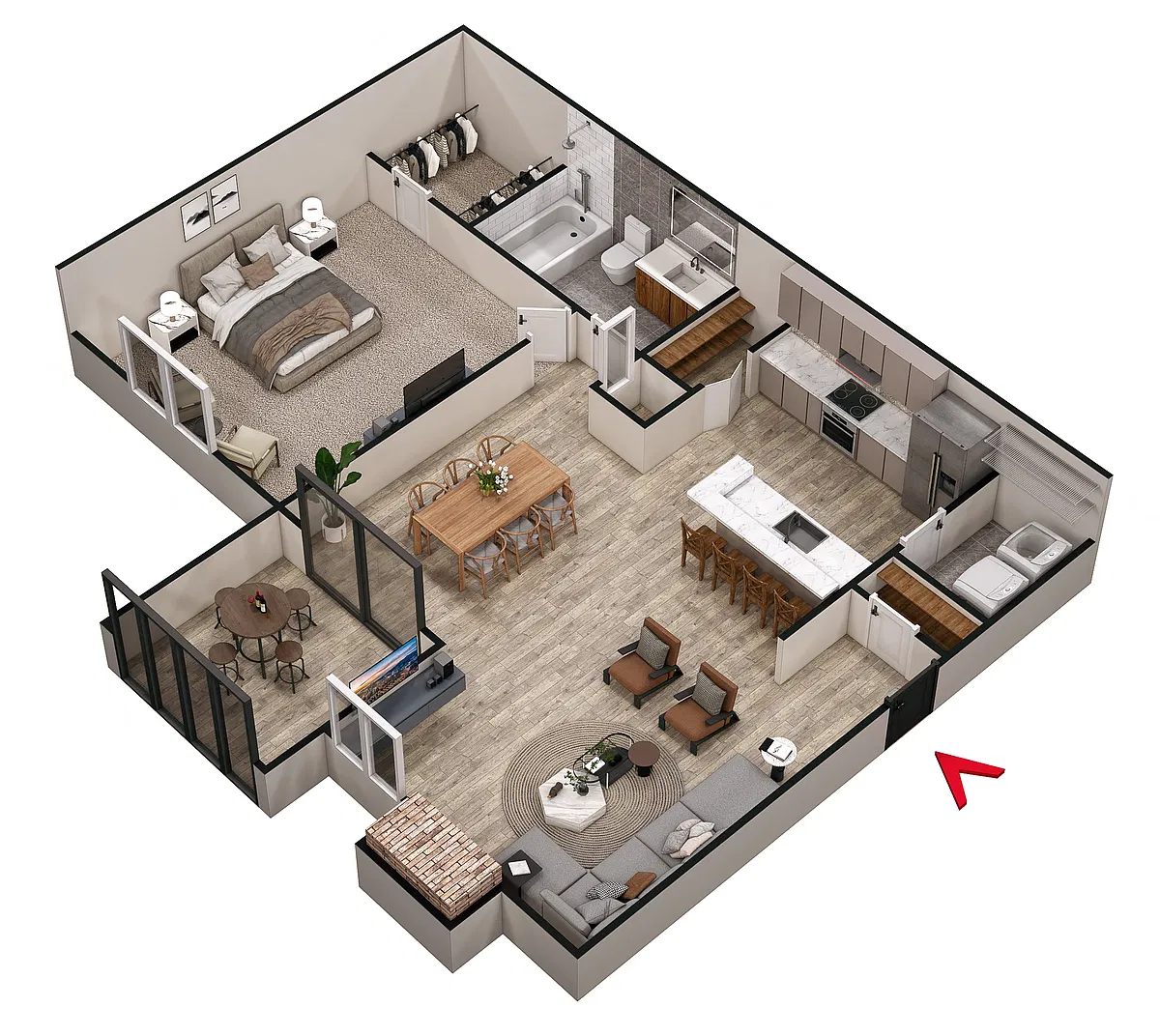 Floor plan The Virginia Reno