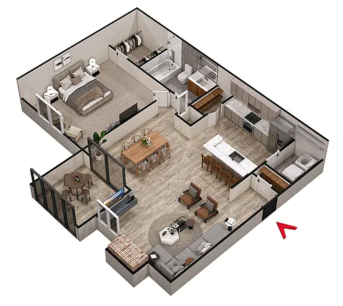 Floor plan The Virginia Reno