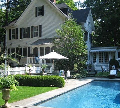Large gunite pool and terrace