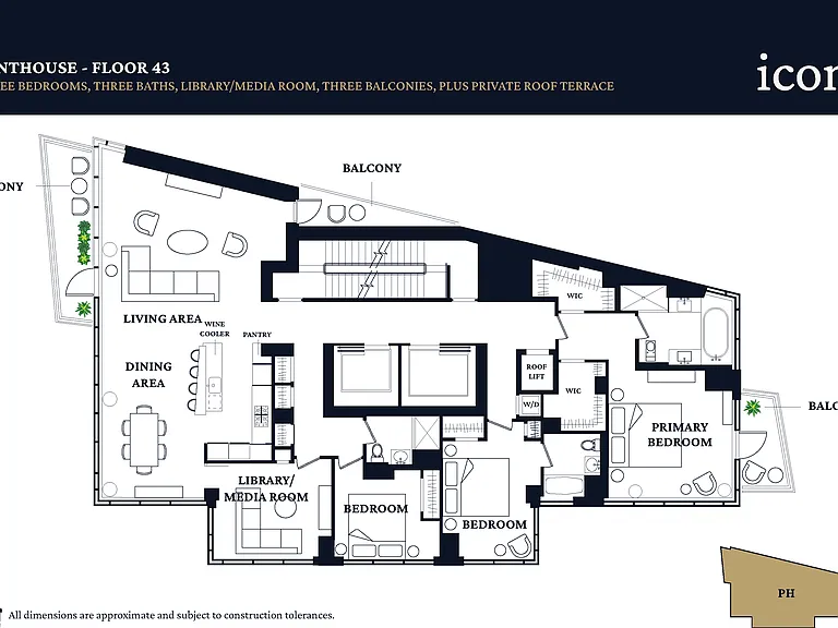306 W 48th St #Penthouse 43 — Photo 16