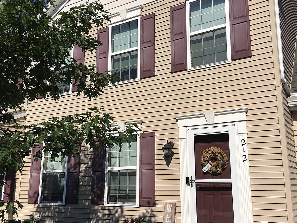 Front entrance. Garage is attached on right (not shown).