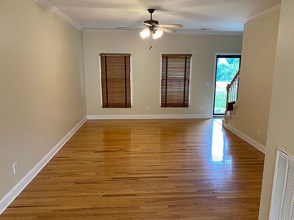 Hardwood floors in downstairs living area